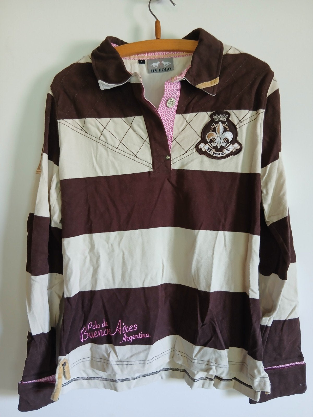 HV Polo longsleeve Poloshirt mt L, Dames, Gebruikt, L, Dressuur