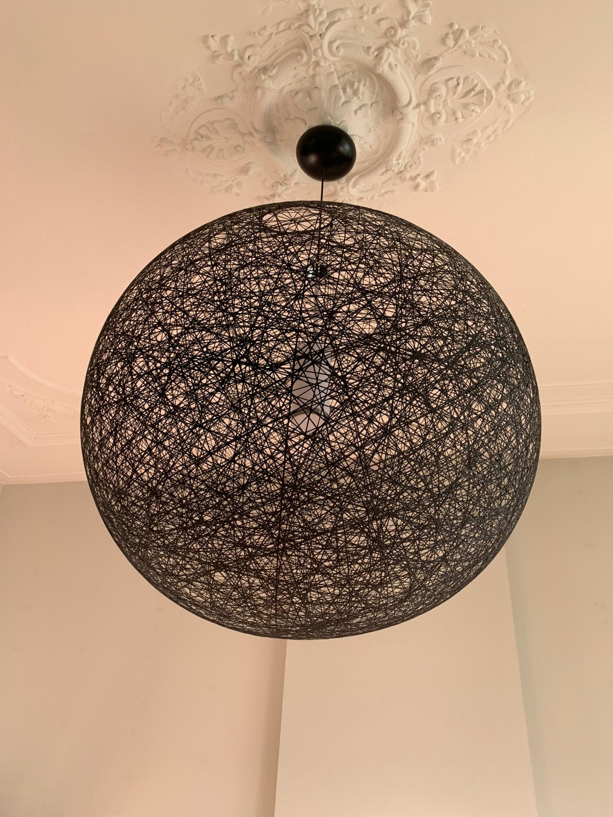 Moooi design hanglamp random light 80 cm zwart, Huis en Inrichting, Ophalen, Gebruikt