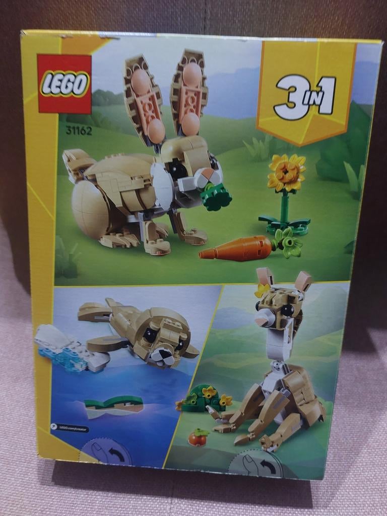 Nieuwe LEGO Creator 3-in-1 set 31162 Konijn/Zeehond, Lego, Nieuw, Ophalen of Verzenden, Ongeopend/sealed