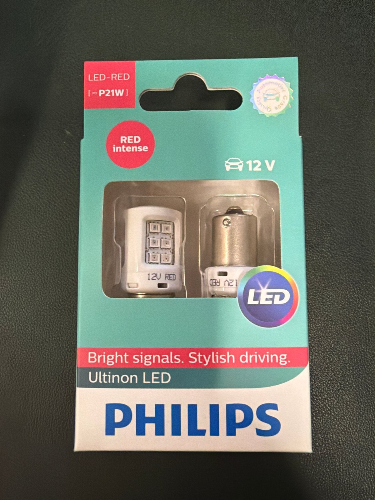 Philips Ultinon LED P21W Rode Achterlichten 12V, Nieuw, Ophalen of Verzenden, Nvt, Universele onderdelen