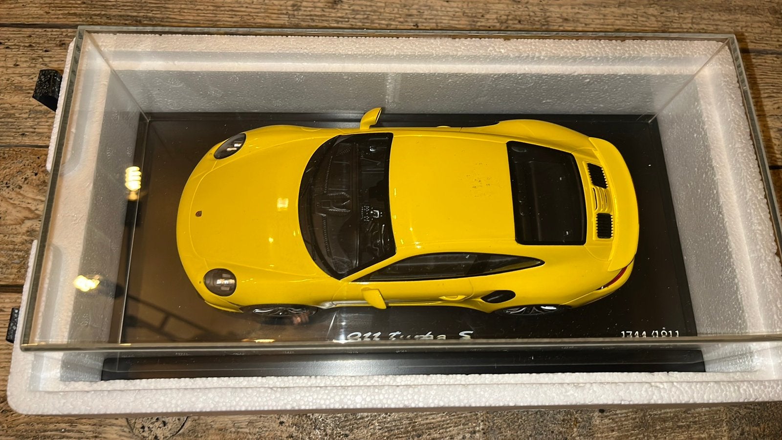PORSCHE 911 (991 II) TURBO S 1:18 SPARK WAP0211360G, Hobby en Vrije tijd, Ophalen of Verzenden, Zo goed als nieuw, Auto, Overige merken