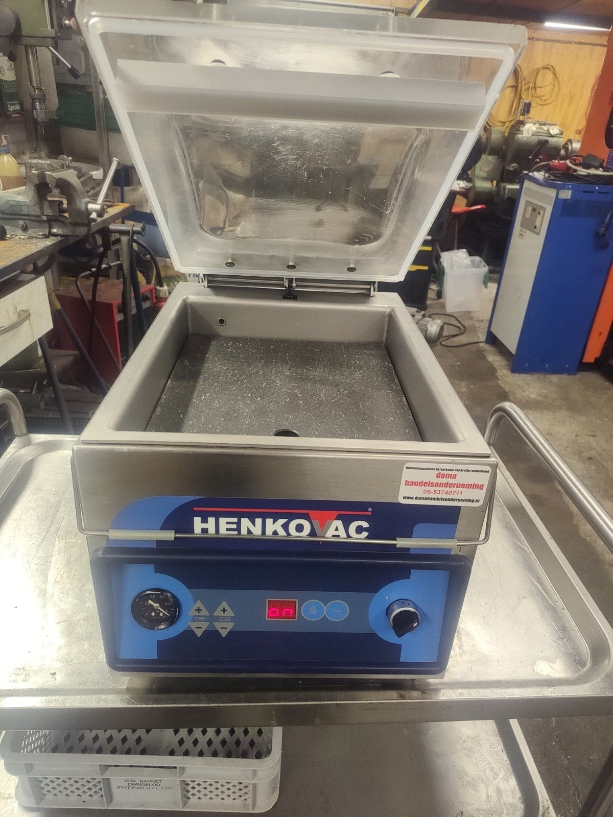 henkovac mini eco vacuummachine, Ophalen