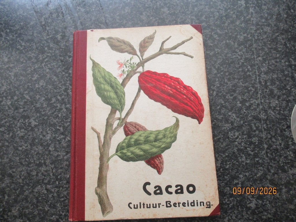 ZELDZAAM CACAO CULTUUR EN BEREIDING-1906+ OVERZICHTSKAART, Ophalen of Verzenden