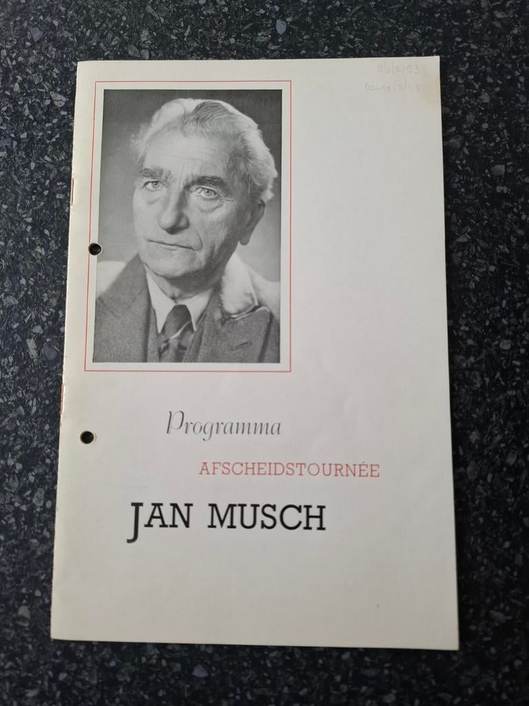 Jan Musch 1952, Ophalen of Verzenden, Gelezen, Toneel
