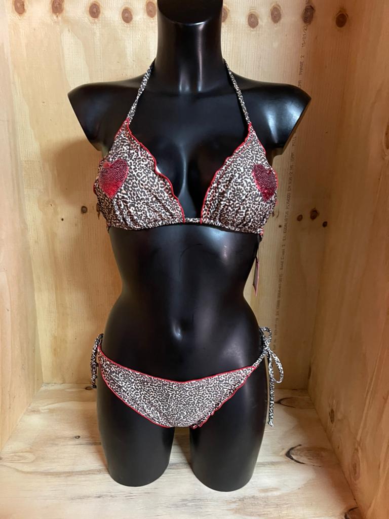 Pepita bikini maat 34 en 38 Model Sandy triangel, Kleding | Dames, Verzenden, Nieuw, Bruin, Bikini