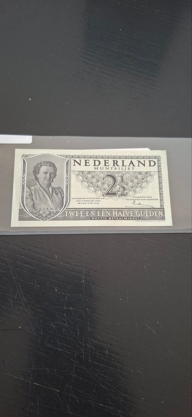 2 1/2 gulden biljet 1949 unc bieden, Ophalen of Verzenden