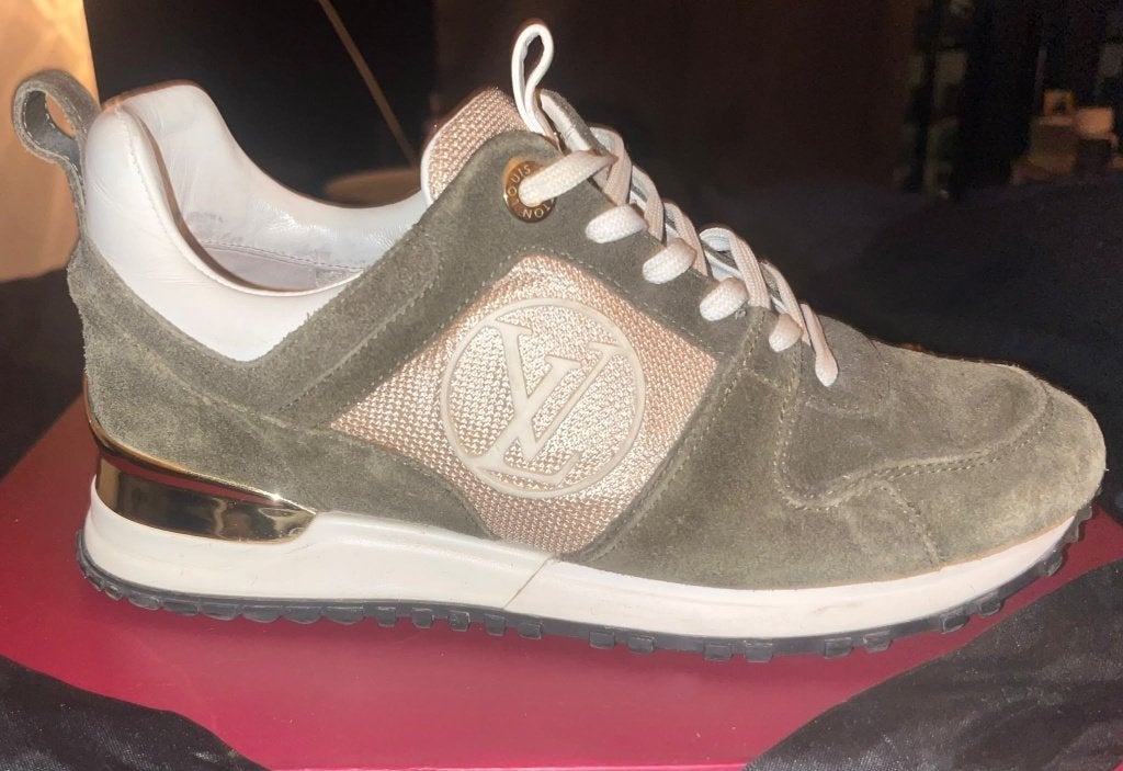 Louis Vuitton Run Away sneakers, Louis Vuitton, Ophalen of Verzenden, Groen, Sneakers of Gympen