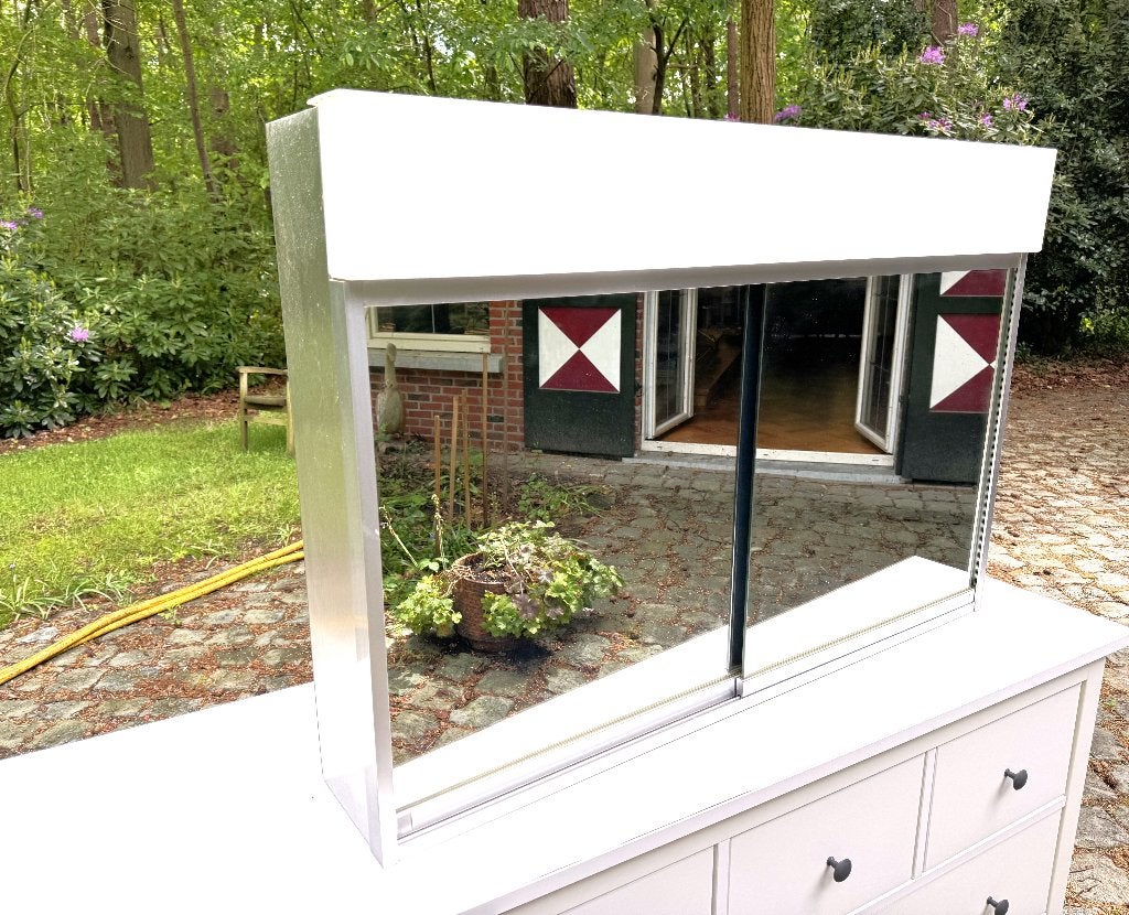 Badkamerkast spiegelkast B 104 x H 70 x D 20cm. Aluminium, Ophalen, 100 tot 150 cm, Minder dan 25 cm, Minder dan 100 cm