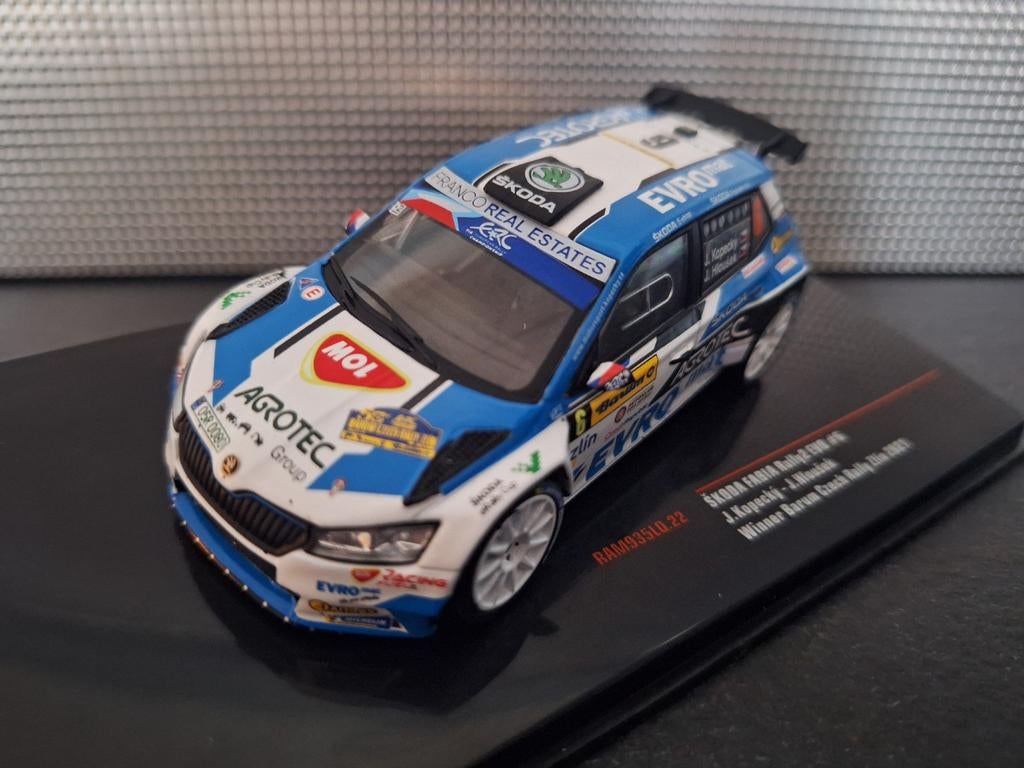 Skoda Fabia ZLIN Rally 2 EVO 6 Schaal 1:43, Overige merken, IXO, IXO, Nieuw