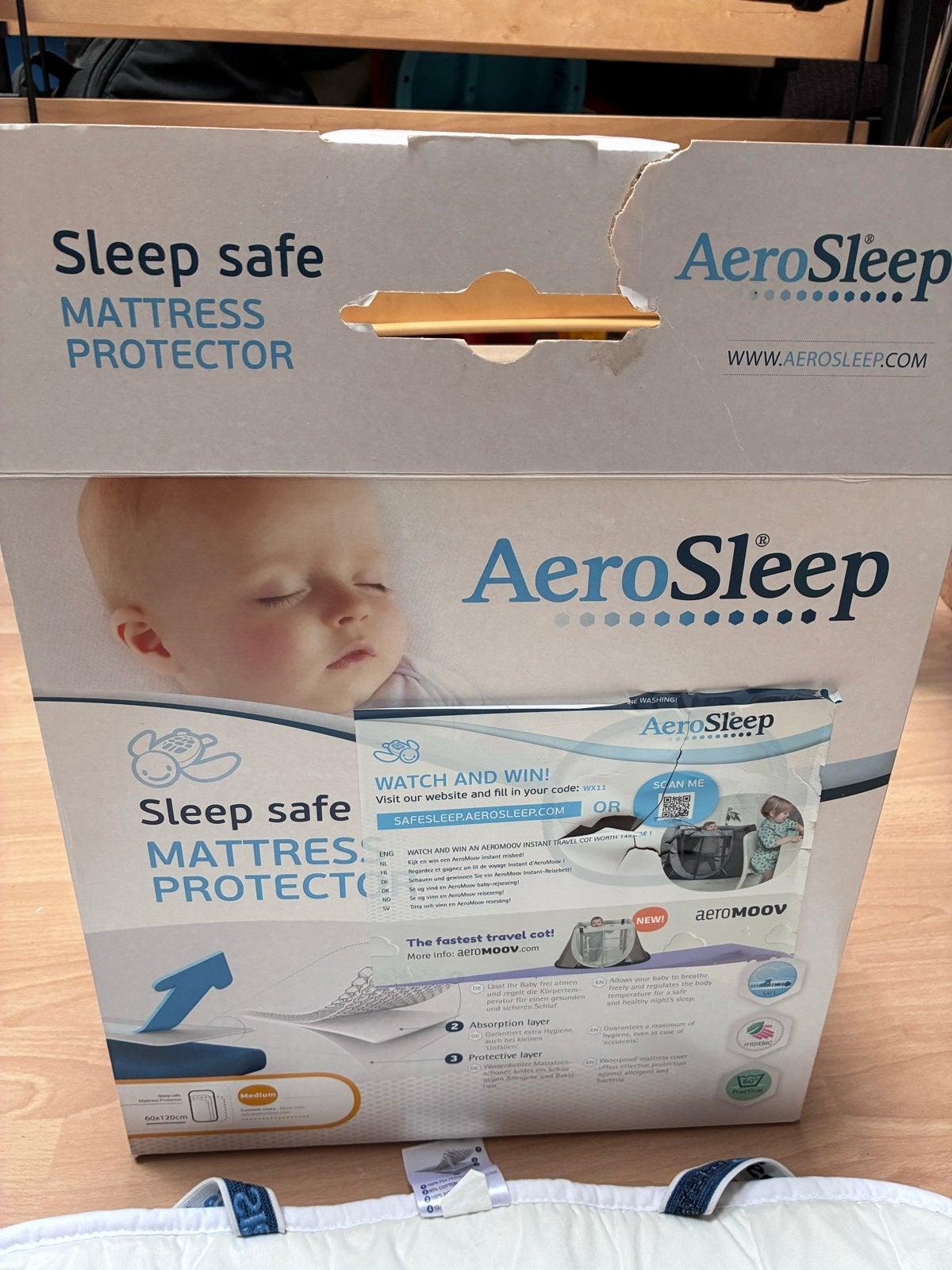 AeroSleep Sleep Safe Matrasbeschermer, Ophalen, Zo goed als nieuw, Overige typen