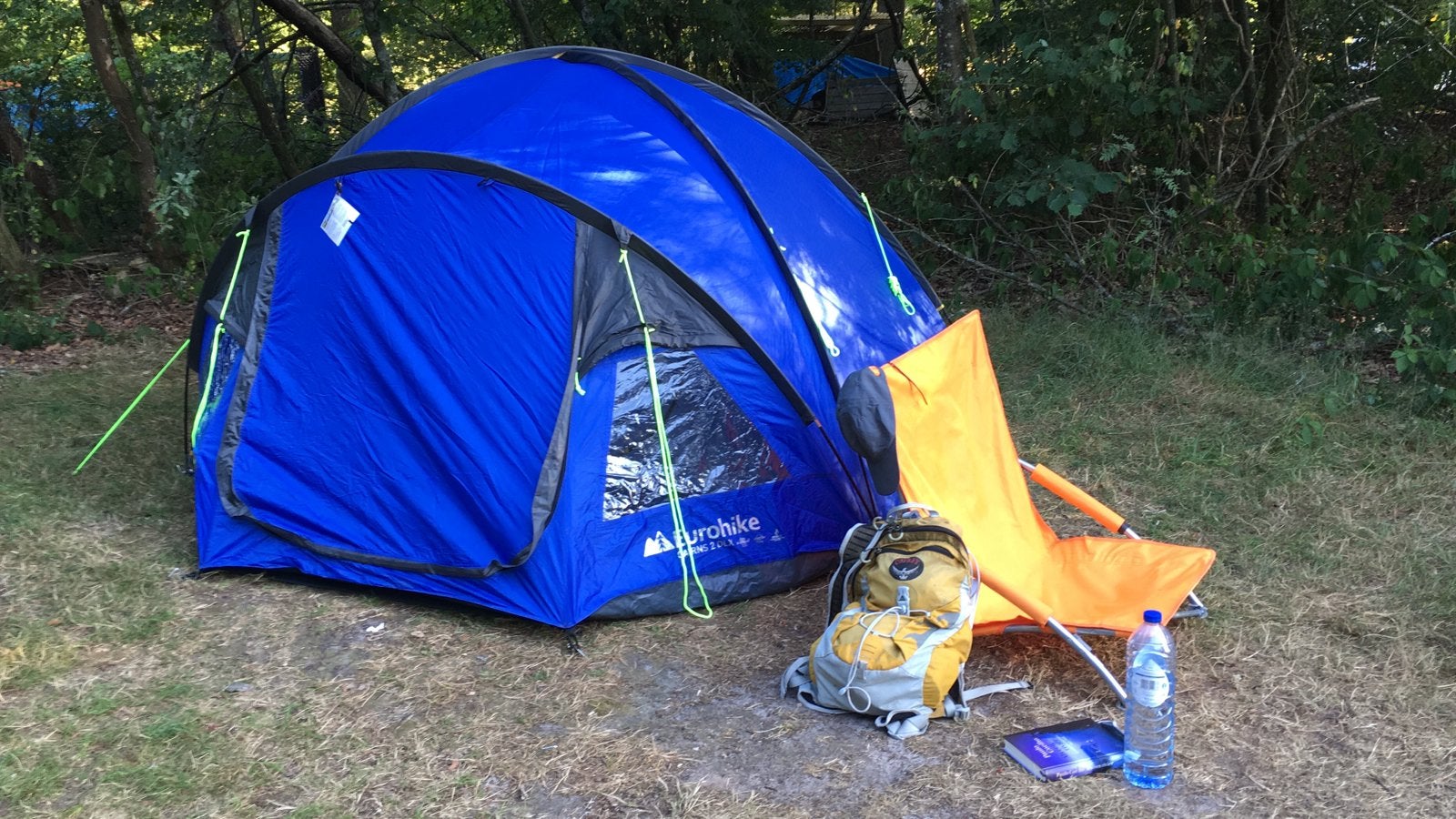 Bkauwe koepeltent, Caravans en Kamperen, Tenten, Ophalen, Gebruikt