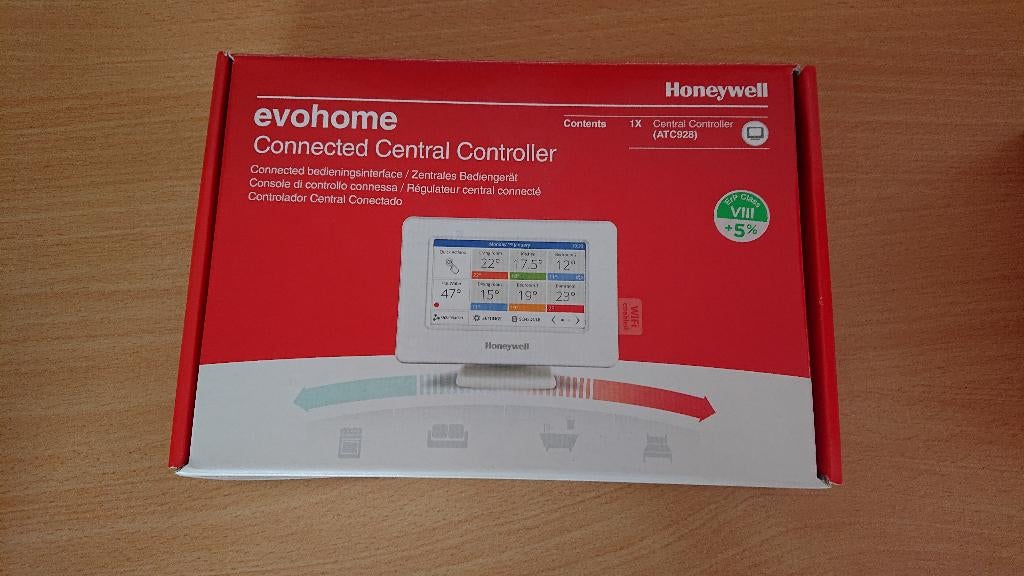 Evohome Thermostaat wifi  complete set, Ophalen, Zo goed als nieuw