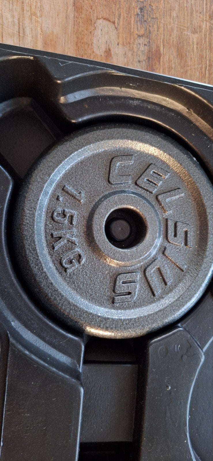 Celcius halter gewichten 2 van 1,5 kilo, Ophalen of Verzenden, Zo goed als nieuw, Benen, Overige typen