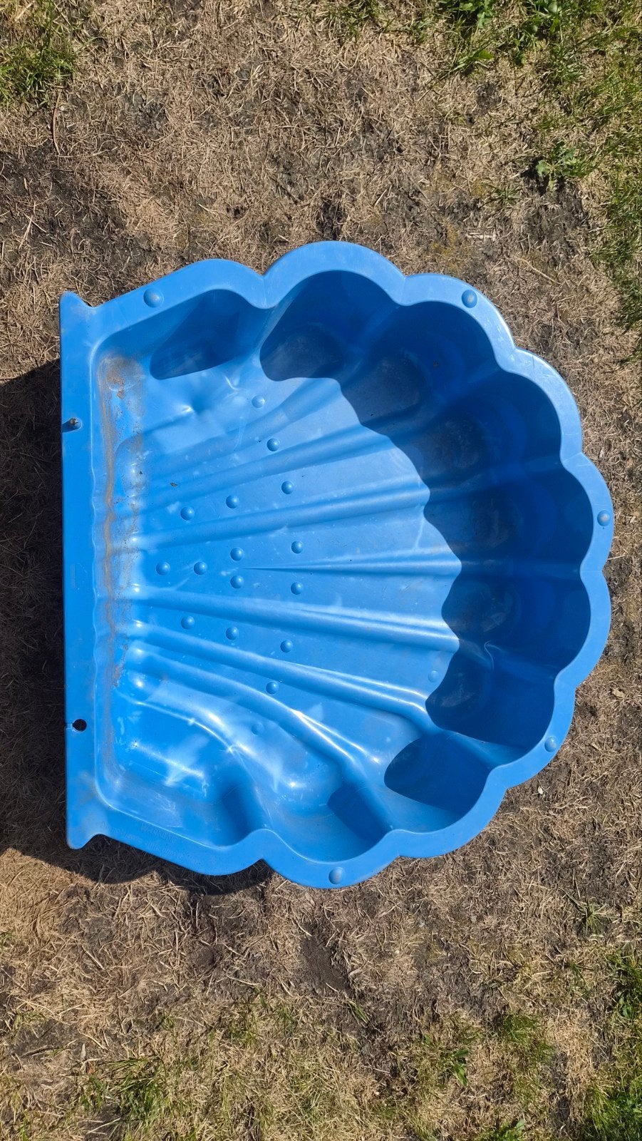 Blauwe schelp zandbak/zwembadje voor kinderen, Ophalen, Gebruikt