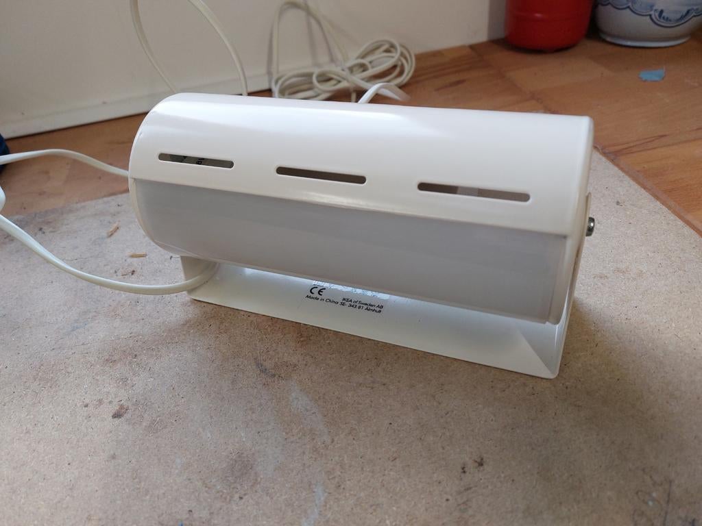 Ikea bedlamp wandlamp Smyg, Huis en Inrichting, Lampen | Wandlampen, Ophalen of Verzenden, Gebruikt, Metaal