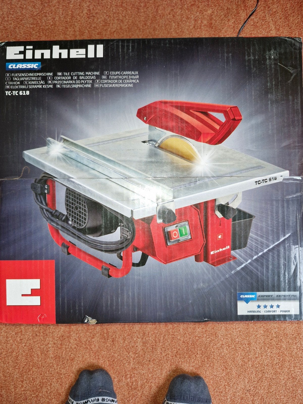 Nieuwe Einhell Classic Tegelzaagmachine TC-TC 618, Doe-het-zelf en Verbouw, Gereedschap | Zaagmachines, Overige typen, Nieuw, Einhell