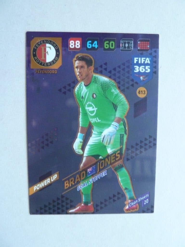 Panini. Fifa 365 card Brad.Jones  Goal Stopper, Ophalen of Verzenden, Zo goed als nieuw, Buitenlandse clubs, Poster, Plaatje of Sticker