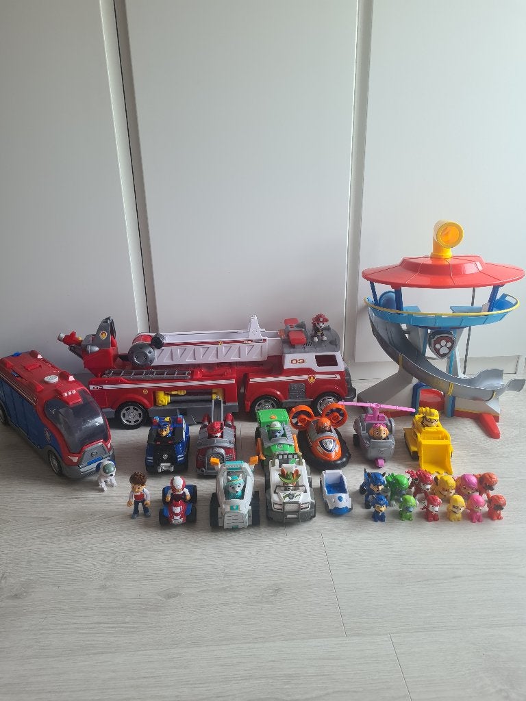 Complete set PAW Patrol speelgoed, Kinderen en Baby's, Speelgoed | Actiefiguren, Ophalen of Verzenden, Gebruikt