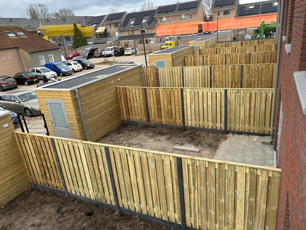 Schutting plaatsen, 1 tot 2 meter, 6 meter of meer, Nieuw, Ophalen of Verzenden