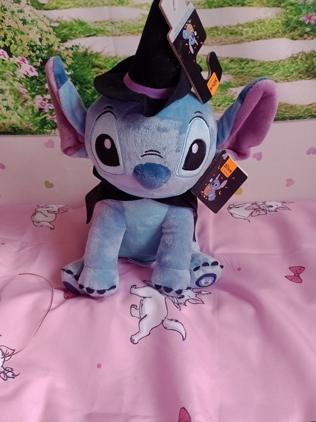 leuke Disney stitch Halloween .en verlichte maan Halloween, Ophalen of Verzenden, Overige figuren, Nieuw