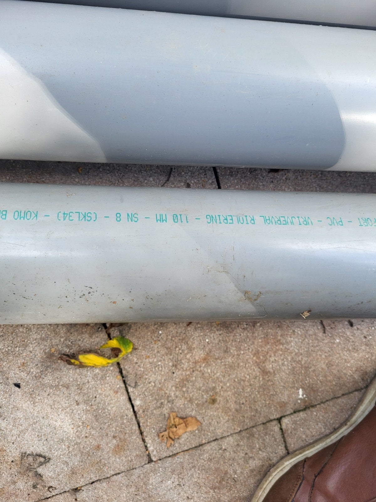 110mm PVC buis en hulpstukken, Afvoer, Gebruikt, Pvc, 2 tot 4 meter