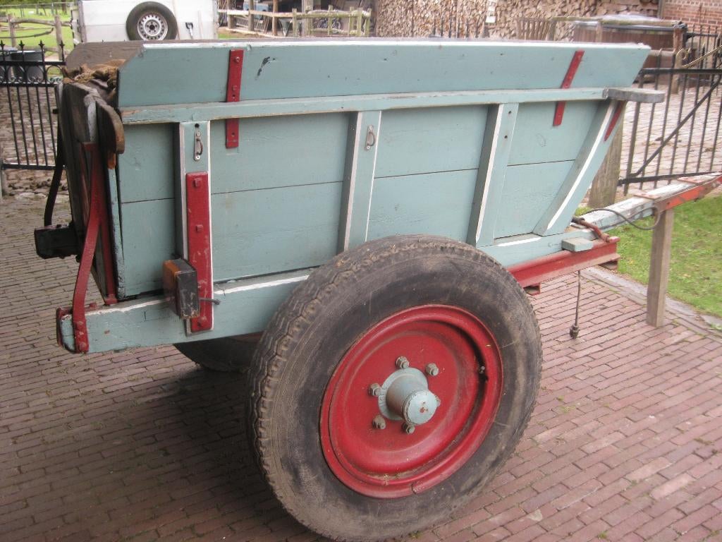 T.K. Antiek boeren kiepkar oldtimer, Antiek en Kunst, Antiek | Gereedschap en Instrumenten, Ophalen