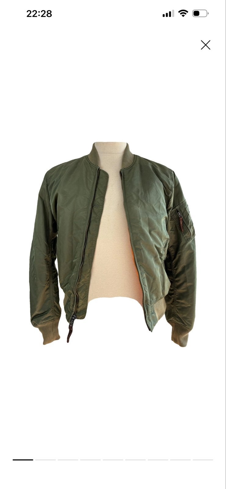 Alpha Industries MA-1 Bomberjack - Nieuw, Sage Green, Maat L, Ophalen of Verzenden, Nieuw, Maat 52/54 (L), Groen