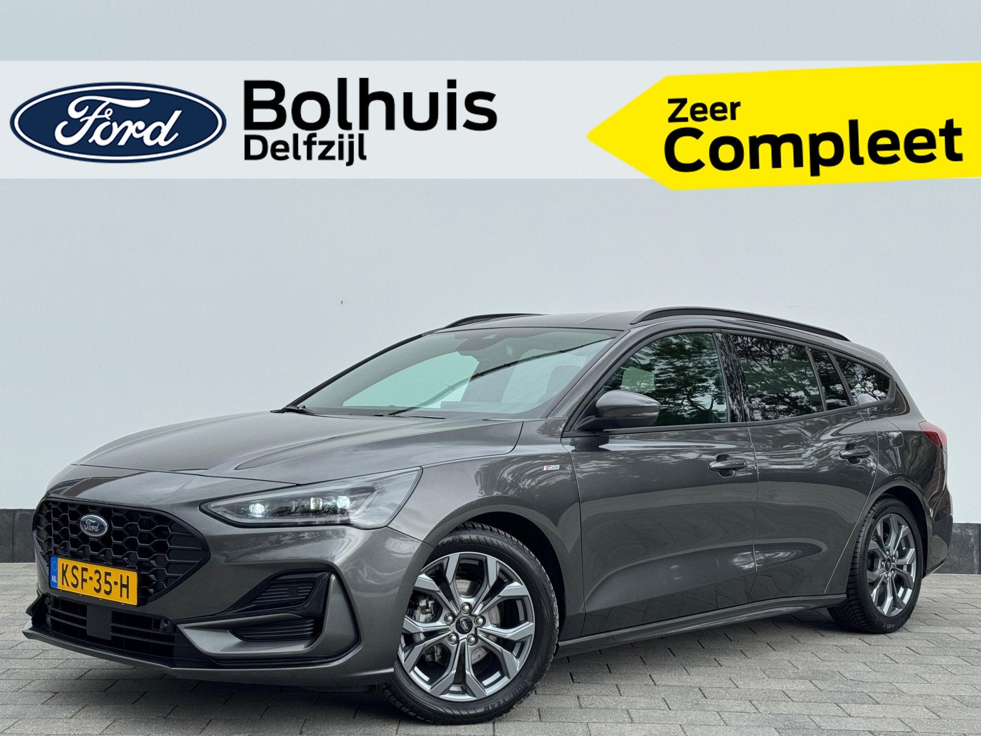 Ford FOCUS Wagon EcoBoost Hybrid 155 pk ST-Line X | Winter P, Stof, Gebruikt, 155 pk, Hybride Elektrisch/Benzine