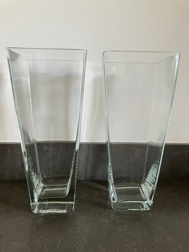 Glazen vazen, Ophalen, Zo goed als nieuw, Overige kleuren, Glas