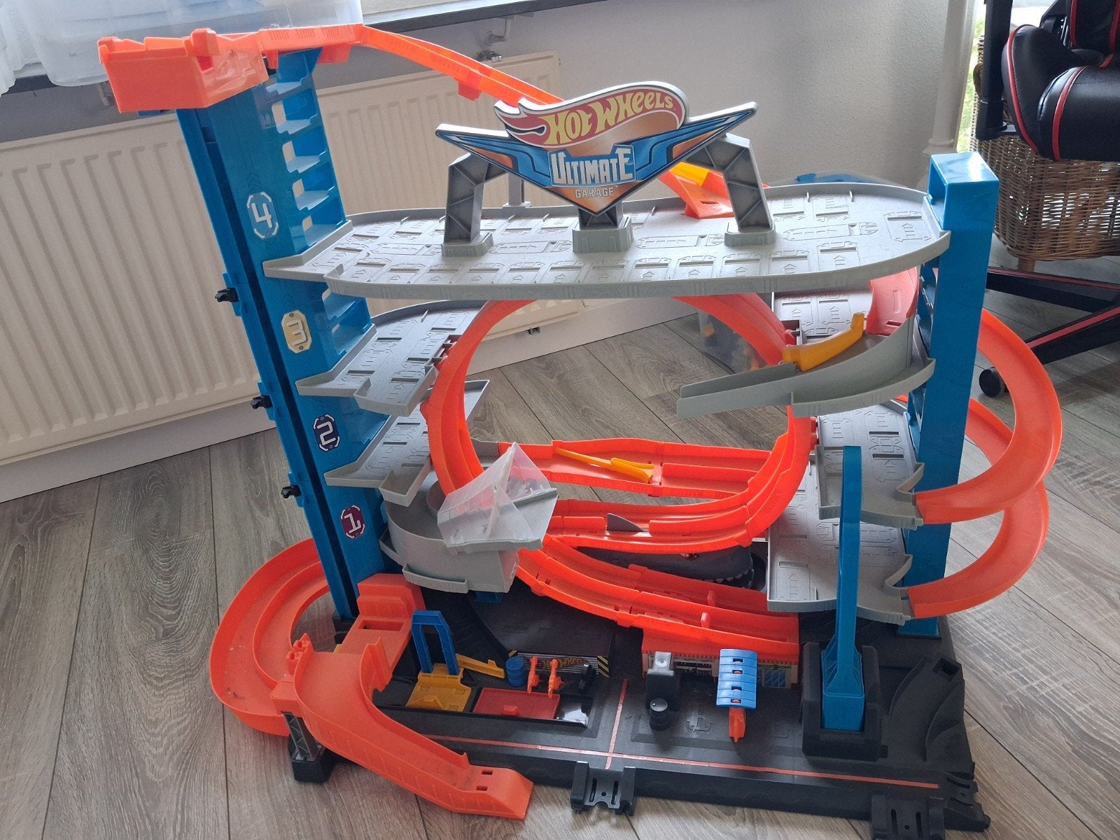Hotwheels Ultimate autogarage, Kinderen en Baby's, Ophalen, Gebruikt, Handmatig, Hot Wheels