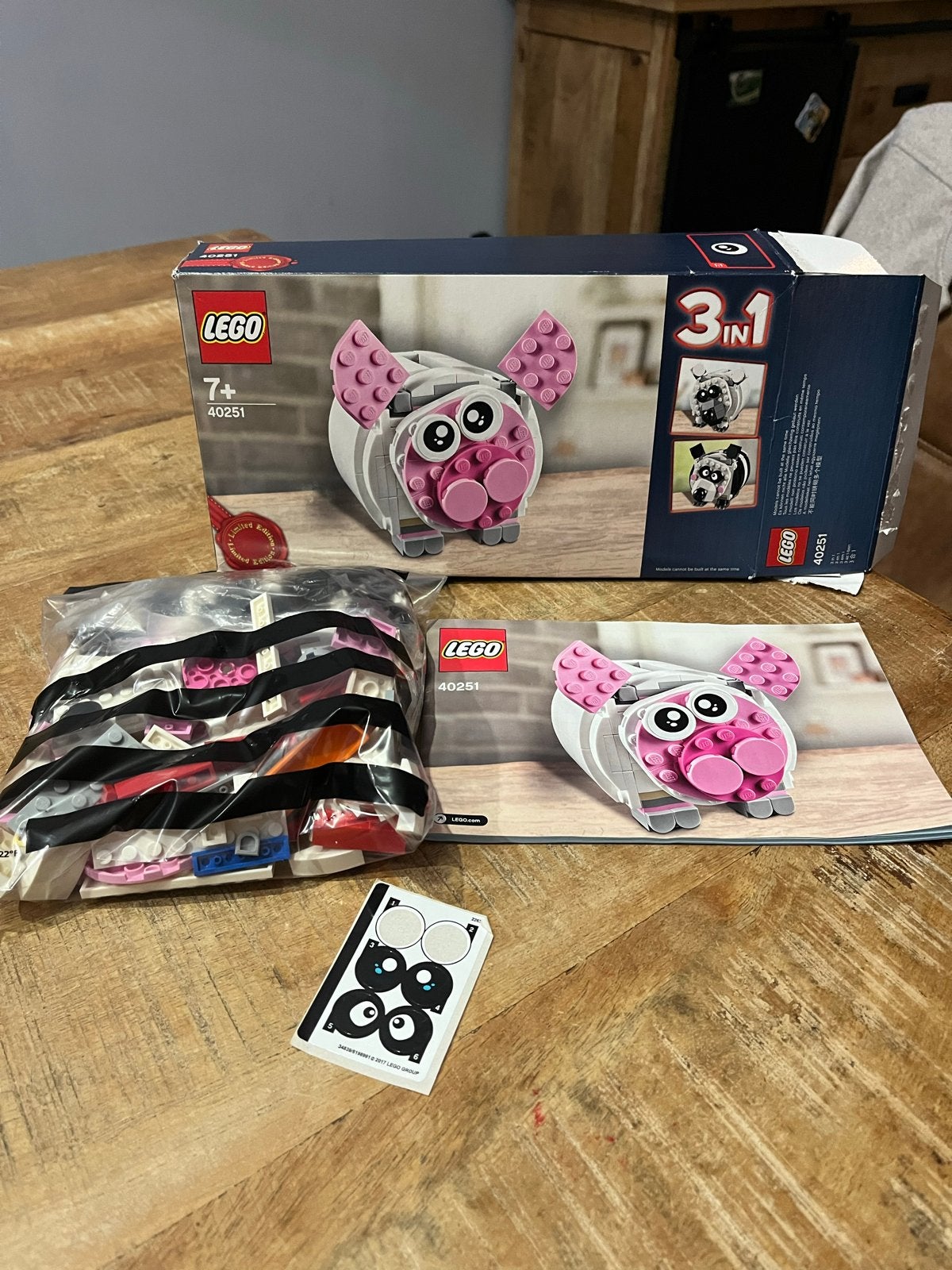 LEGO 40251 Spaarvarken 3-in-1 Limited Edition, Ophalen of Verzenden, Zo goed als nieuw, Lego