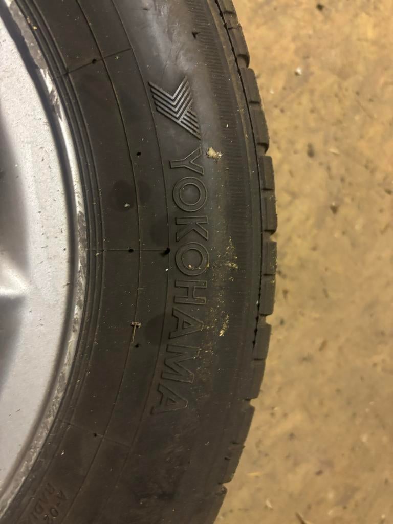 Yokohama 185/70R13 Competition banden met Seat velgen, Ophalen, Gebruikt, 13 inch, Banden en Velgen