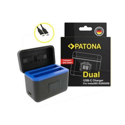Dual Charging Case X5 1/CP5/31/55-2 incl. USB-C cable, Verzenden, Nieuw