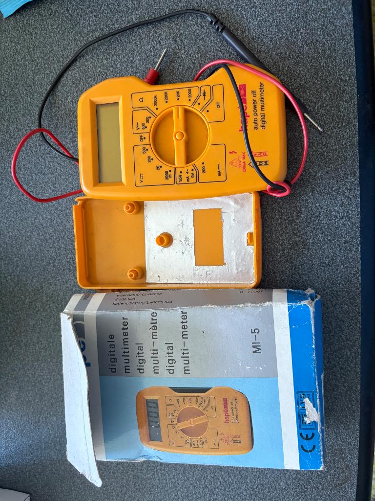 Digitale multimeter Hapé., Doe-het-zelf en Verbouw, Meetapparatuur, Ophalen of Verzenden, Zo goed als nieuw, Multimeter