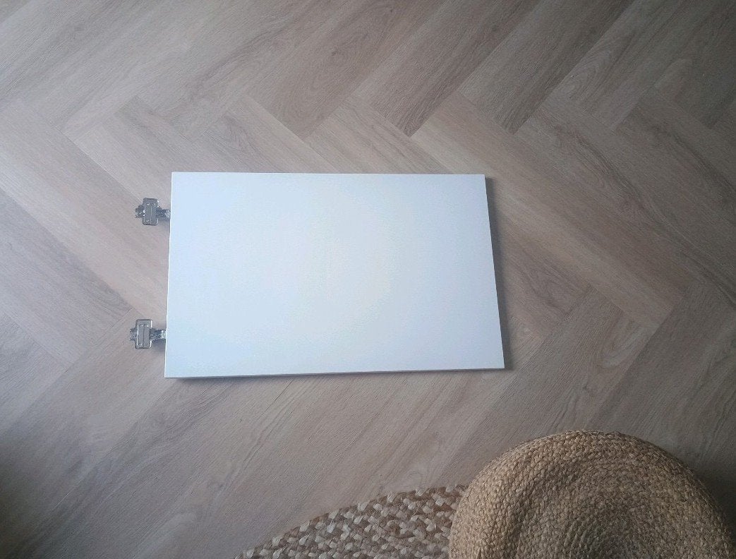 4 Ikea Besta kastdeurtjes mat wit in 60x38 cm, Ophalen, Zo goed als nieuw