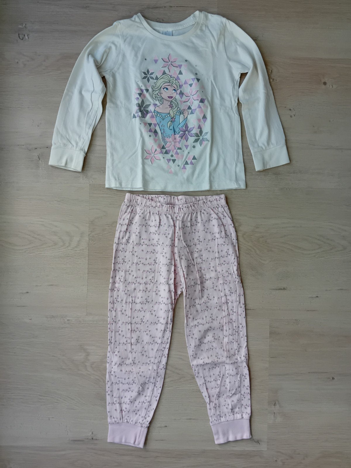 Pyama Frozen met opdruk maat 110, Nacht- of Onderkleding, Disney Frozen (C&A), Gebruikt, Meisje