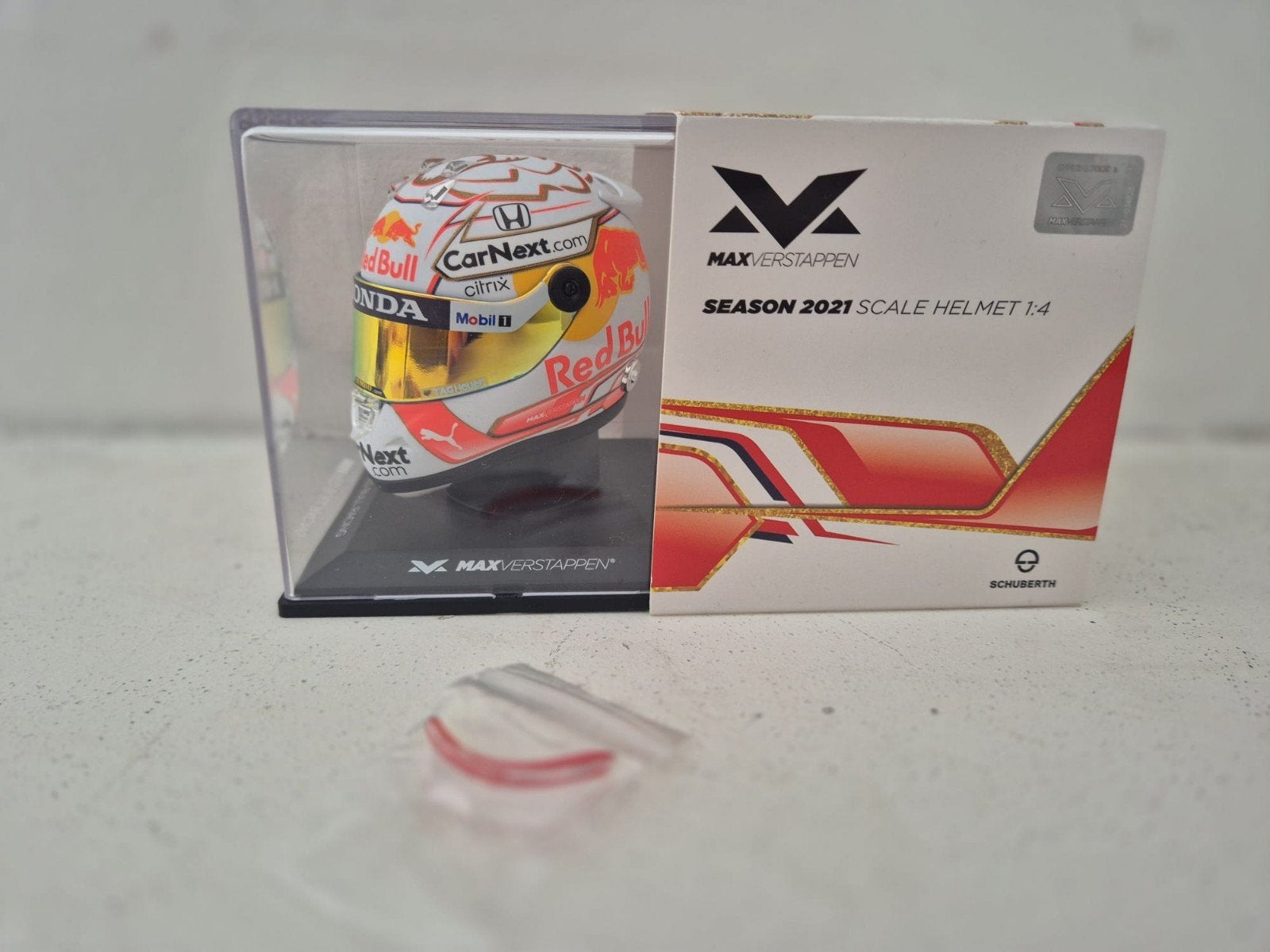 MAX VERSTAPPEN HELM 1:4 SEIZOEN 2021 WORLD CHAMPION  F1  33, Ophalen, Nieuw, Formule 1