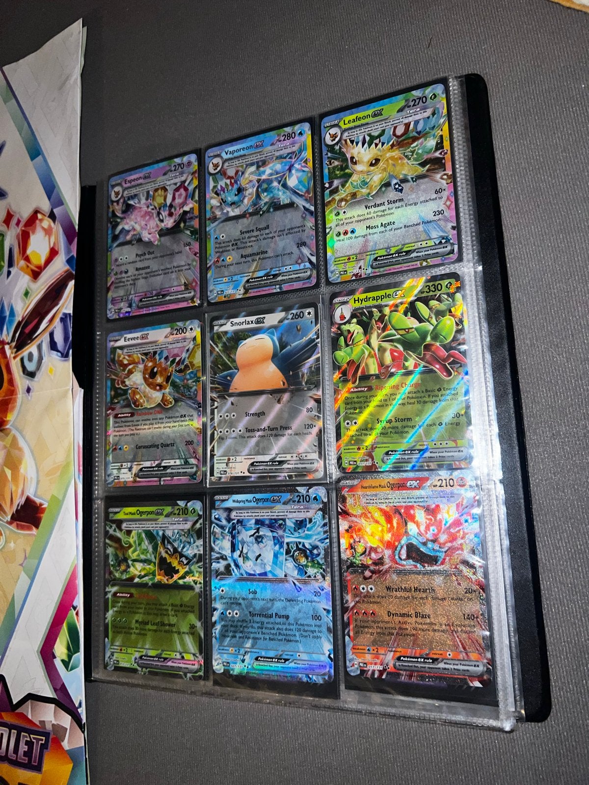 Pokémon Prismatic Evolution kaarten, bulk & Eevee knuffel, Ophalen of Verzenden, Zo goed als nieuw, Meerdere kaarten, Foil