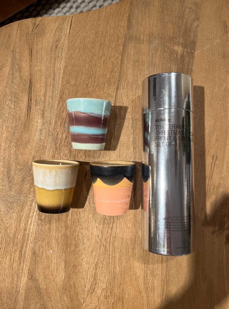HKliving mini geurkaarsjes, 70s ceramics Christmas special, Overige merken, Keramiek, HKliving, Nieuw