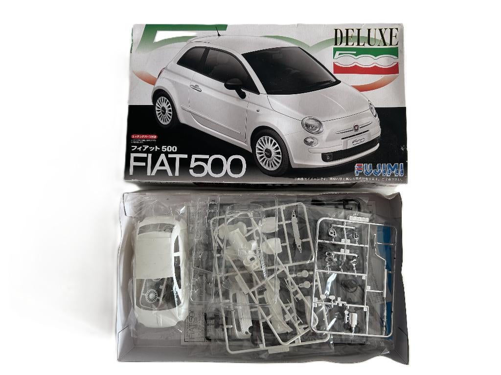 Fujimi 123738 Fiat 500 DX 1/24 nieuw, Overige merken, Auto, Groter dan 1:32, Nieuw