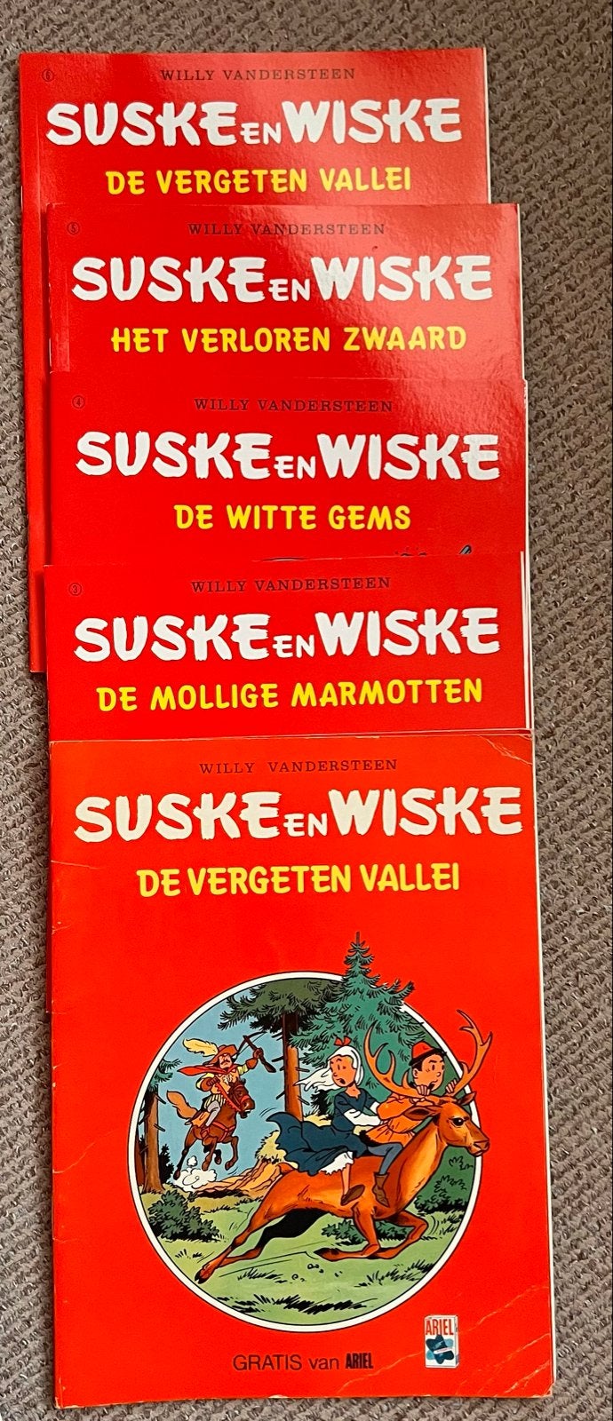 Suske en Wiske stripboeken - Grote collectie, Meerdere stripboeken, Ophalen of Verzenden, Gelezen
