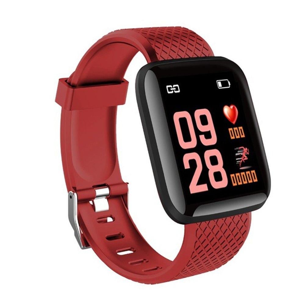 Smartbracelet Sportband m/rode polsband nu € 13,95, Verzenden, Nieuw, Overige typen