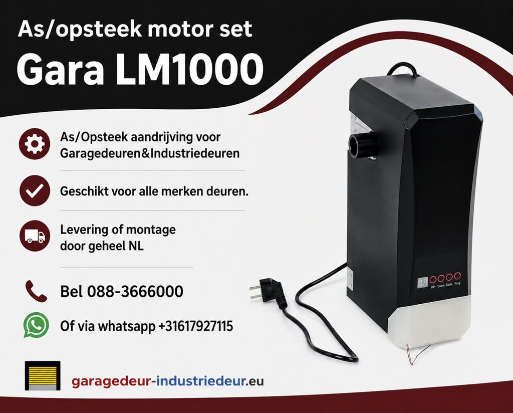 As motor garagedeur, roldeur 220v opener industriedeur deur, Doe-het-zelf en Verbouw, Deuren en Horren, Garagedeur, Ophalen of Verzenden