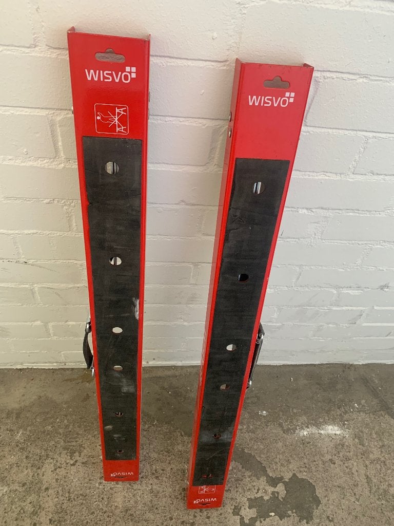 Set van 2 Wisvo Schragen / Werkbalken – 125 kg, Ophalen, Zo goed als nieuw, Minder dan 2 meter
