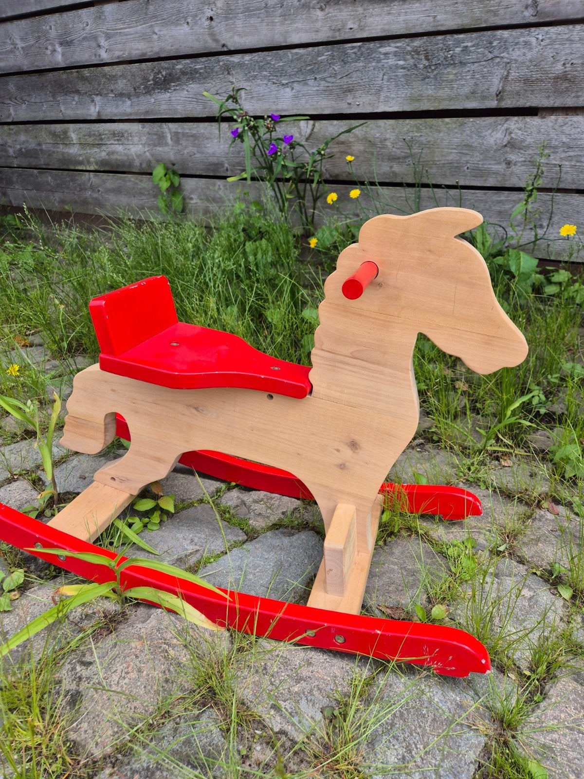 IKEA houten hobbelpaard, Ophalen, Gebruikt