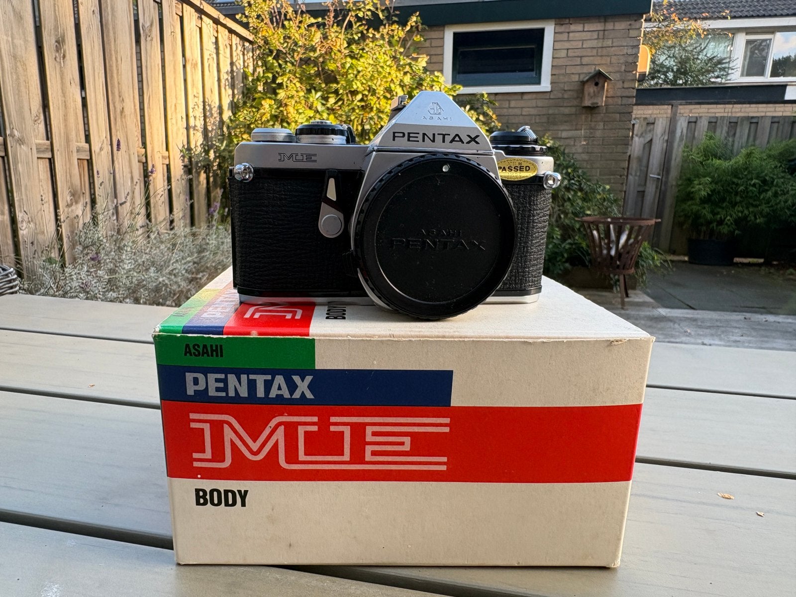 Spiegelreflex camera Pentax met lens en hoes, Ophalen, Gebruikt, Spiegelreflex, Pentax