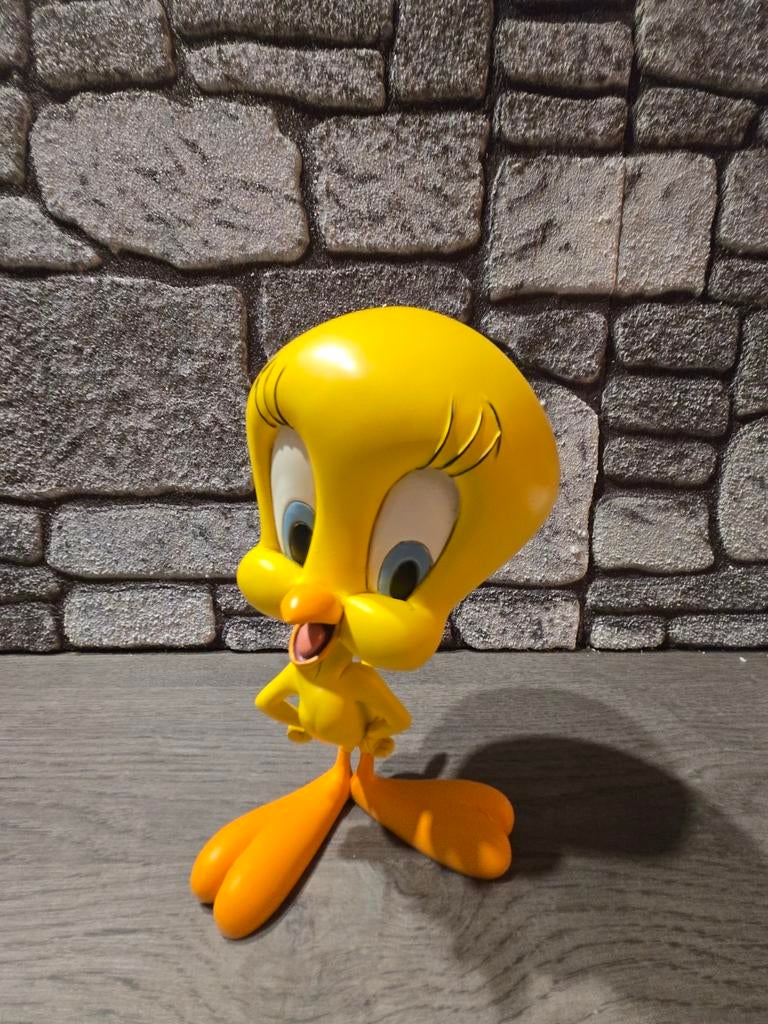 Warner Bros Classic Tweety beeld Polyresin, Verzamelen, Stripfiguren, Nieuw, Beeldje of Figuurtje, Ophalen of Verzenden