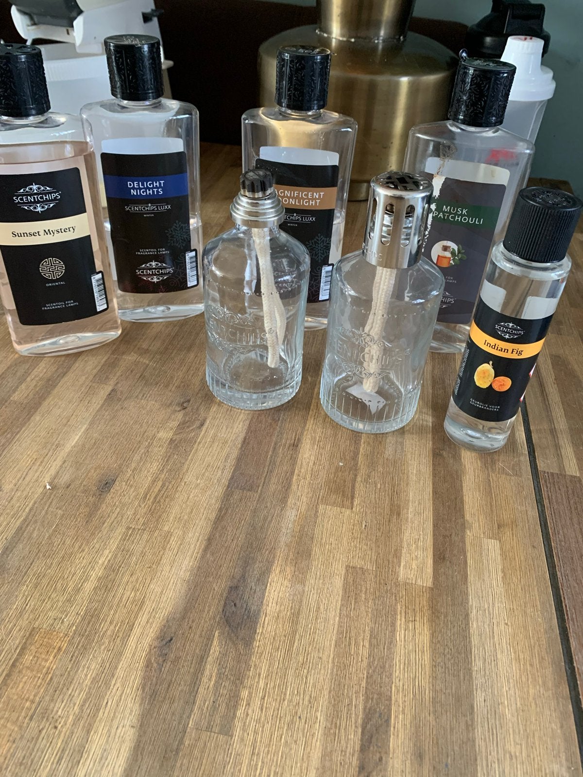 Scentchips Geurlampen en Geurolie Set, Overige merken, Gebruikt, Meerkleurig, Overige fittingen