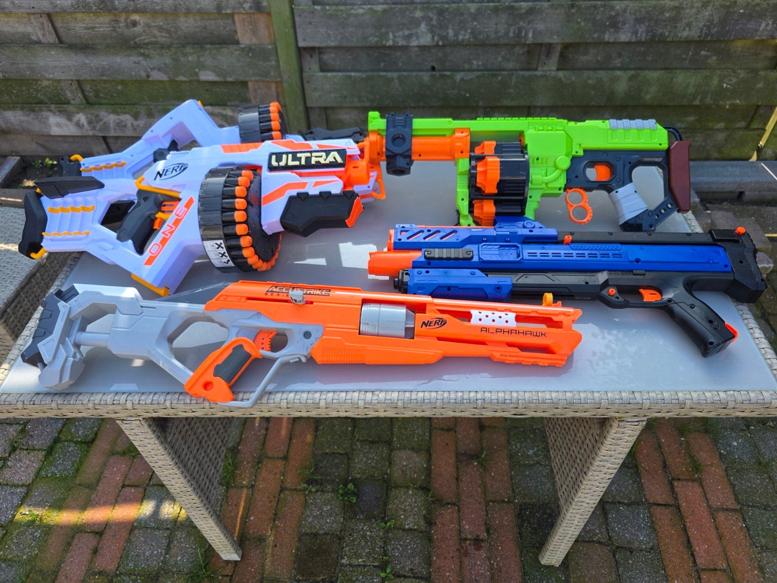 Grote Nerf Blaster Collectie - Diverse Modellen, Ophalen of Verzenden, Gebruikt