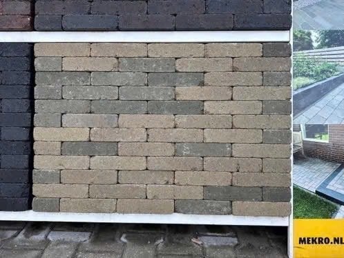stonique trommel waalformaat 7 cm oud Heeg, Klinkers, Nieuw, Ophalen of Verzenden, 10 m² of meer